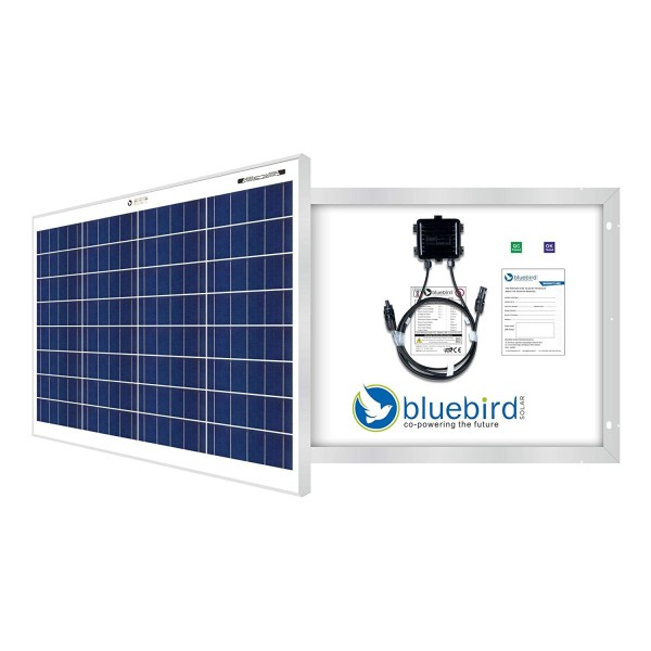 50 Watt 12 Volt Polycrystalline Solar Panels Bluebird 