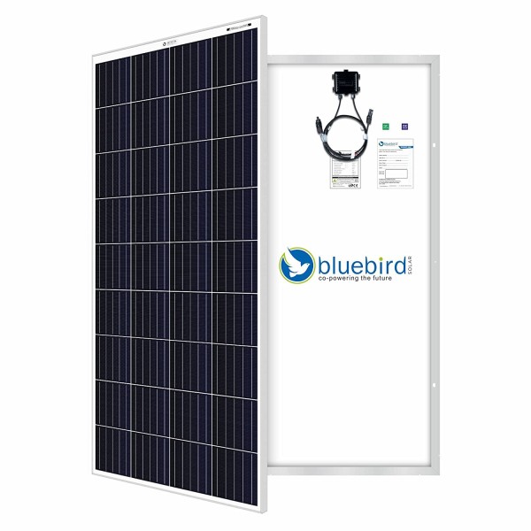 Bluebird 190 Watt 12 Volt Mono crystalline PERC Solar Panels 