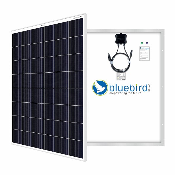 Bluebird 250 Watt 24 Volt Mono crystalline PERC Solar Panels BIS Certified 