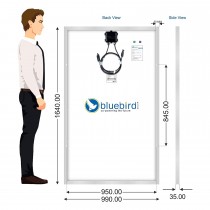 Bluebird 325 Watt 24 Volt Mono crystalline PERC Solar Panels, BIS Certified