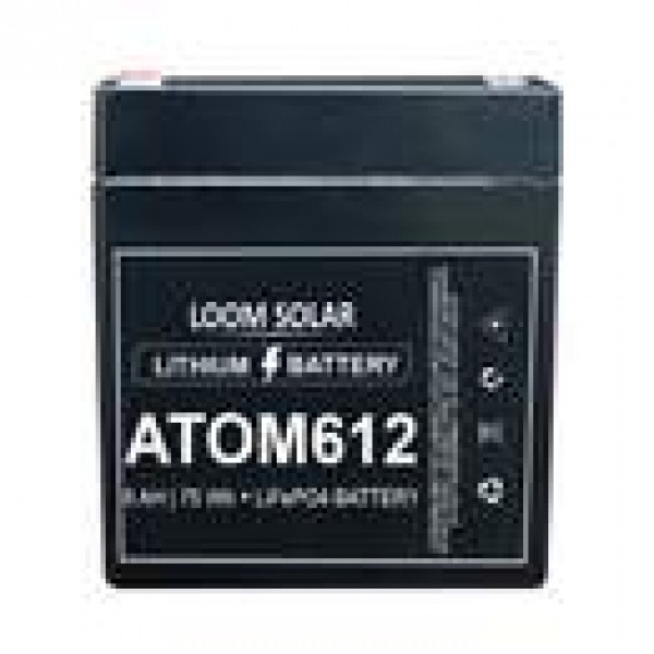 CAML  6 Ah / 75 Watt hour multi purpose lithium battery - LOOM SOLAR 