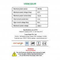 Loom Solar Shark 440 MonoPerc, 144 Cells, Half Cut (Pack of 2)
