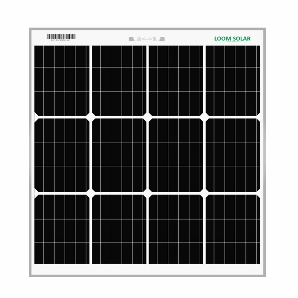 Loom Solar Panel 75 watt - 12 volt Mono Perc