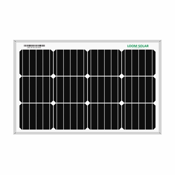 Loom Solar Panel 50 watt - 12 volt Mono Perc