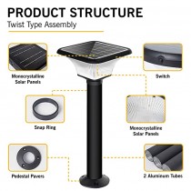 Solar Ground Light for Garden Landscape out door 1000MM
