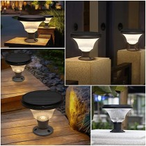 Solar Gate pillar lights