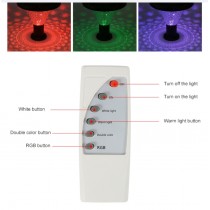 Solar RGB Gate pillar light with Remote