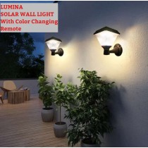 Solar Wall Lights with Remote Control