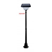 SOLAR LANDSCAPE GARDEN LIGHTS WITH ALUMINUM DESIGNER POLE-SINGLE LIGHT- 1600MM HEIGHT