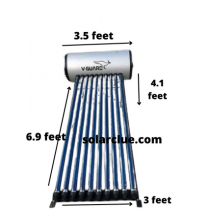 100 LPD ETC V-Guard VHot Pressurized Solar Water Heater