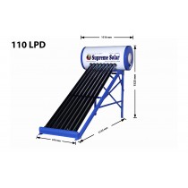 110 LPD ETC Non Pressure GLC Supreme Solar Water Heater( Heavy Plus) 20 years warranty