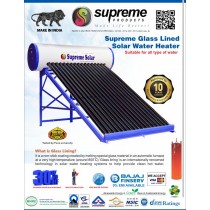 220  LPD ETC Non Pressurized GLC Sleeper Model Supreme Solar Water Heater