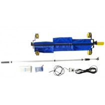 MOTORIZED HORIZONTAL DRY ROLLING MACHINE WITH BATTERY WITH 3 METER POLE