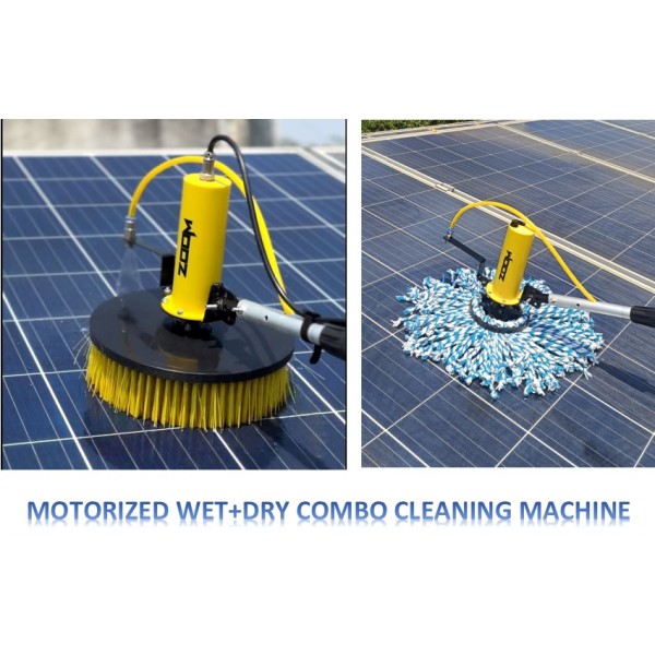 MOTORIZED WET+DRY COMBO CLEANING MACHINE WITHOUT BATTERY WITH 3 METER POLE 