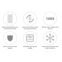 Waaree 395 watt,72 cells Monocrystalline Solar Panels